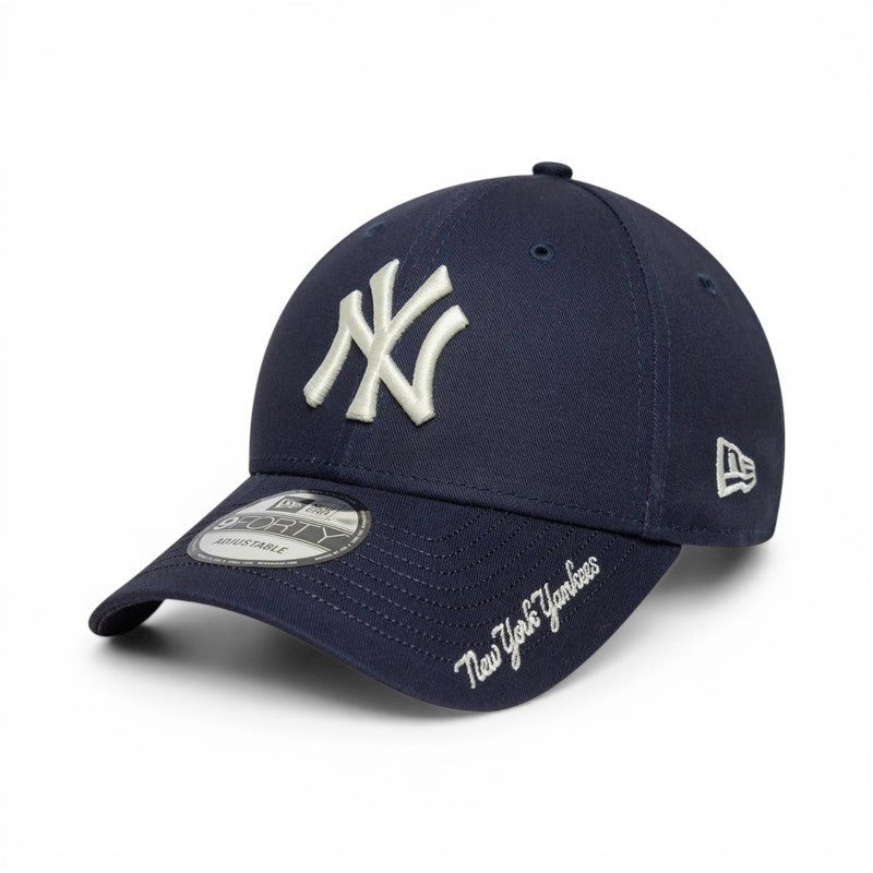 Visor Script Yankees Blue Classic