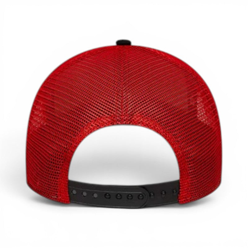 Bulls Black and Red Trucker