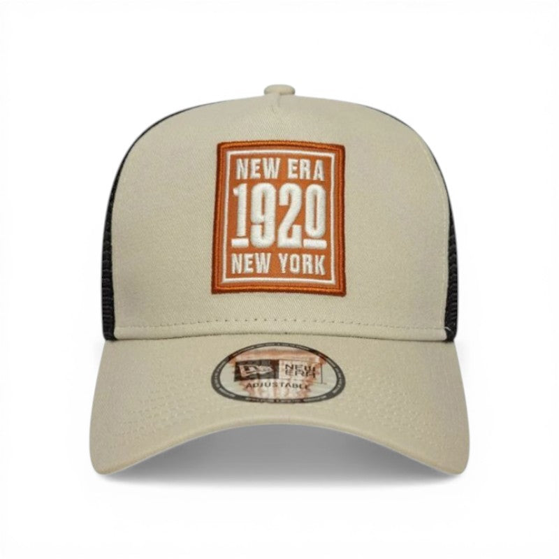 New Era Trucker 1920 Beige