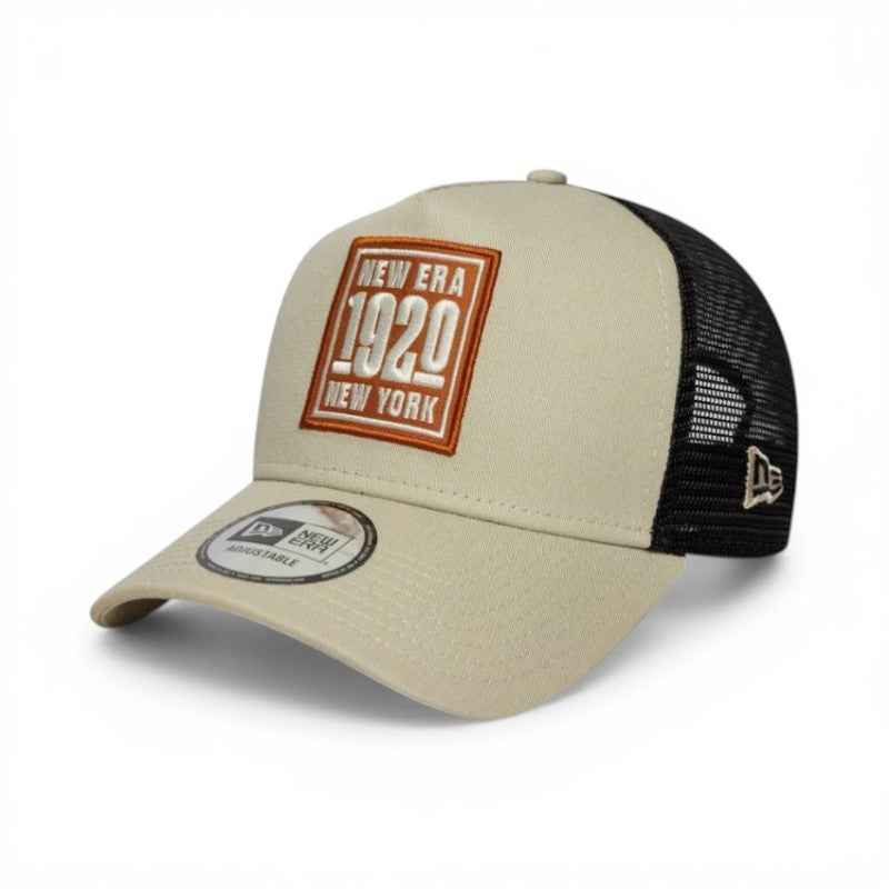 New Era Trucker 1920 Beige